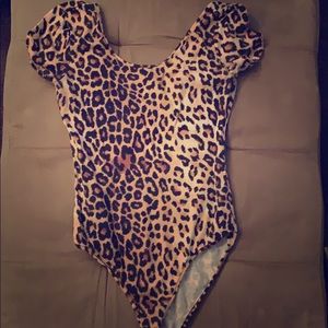 Forever 21 leopard print bodysuit